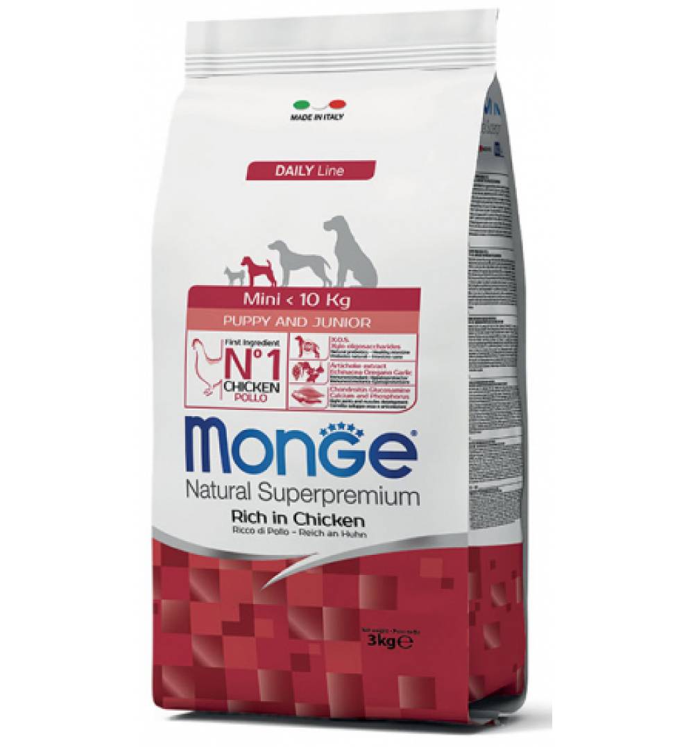 Monge - Natural Superpremium - Mini Puppy - Pollo - 3 kg