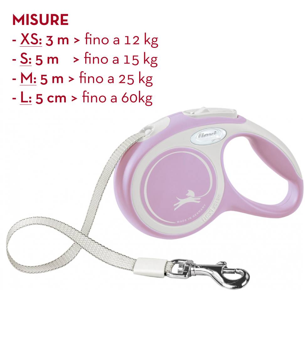 Flexi - New Comfort - Guinzaglio in Fettuccia - S