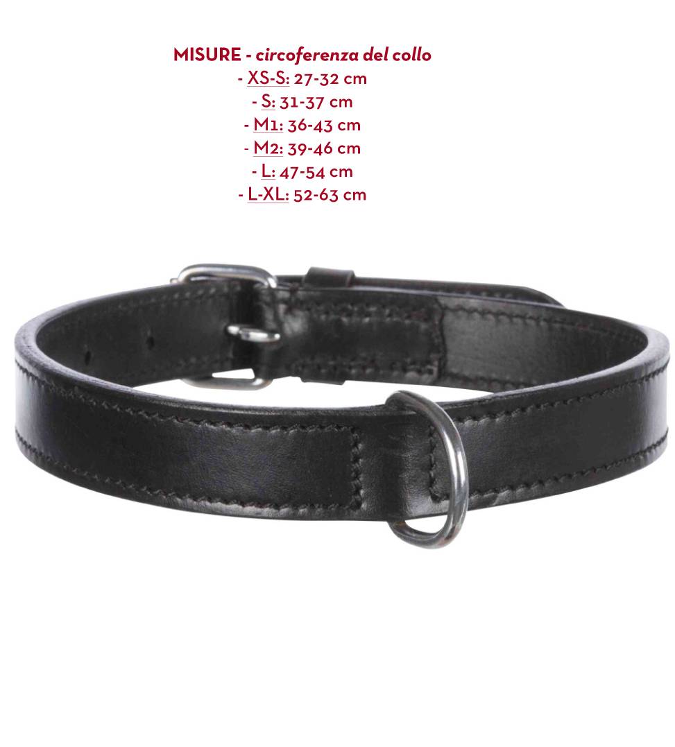 Trixie - Collare Active - In Cuoio - S