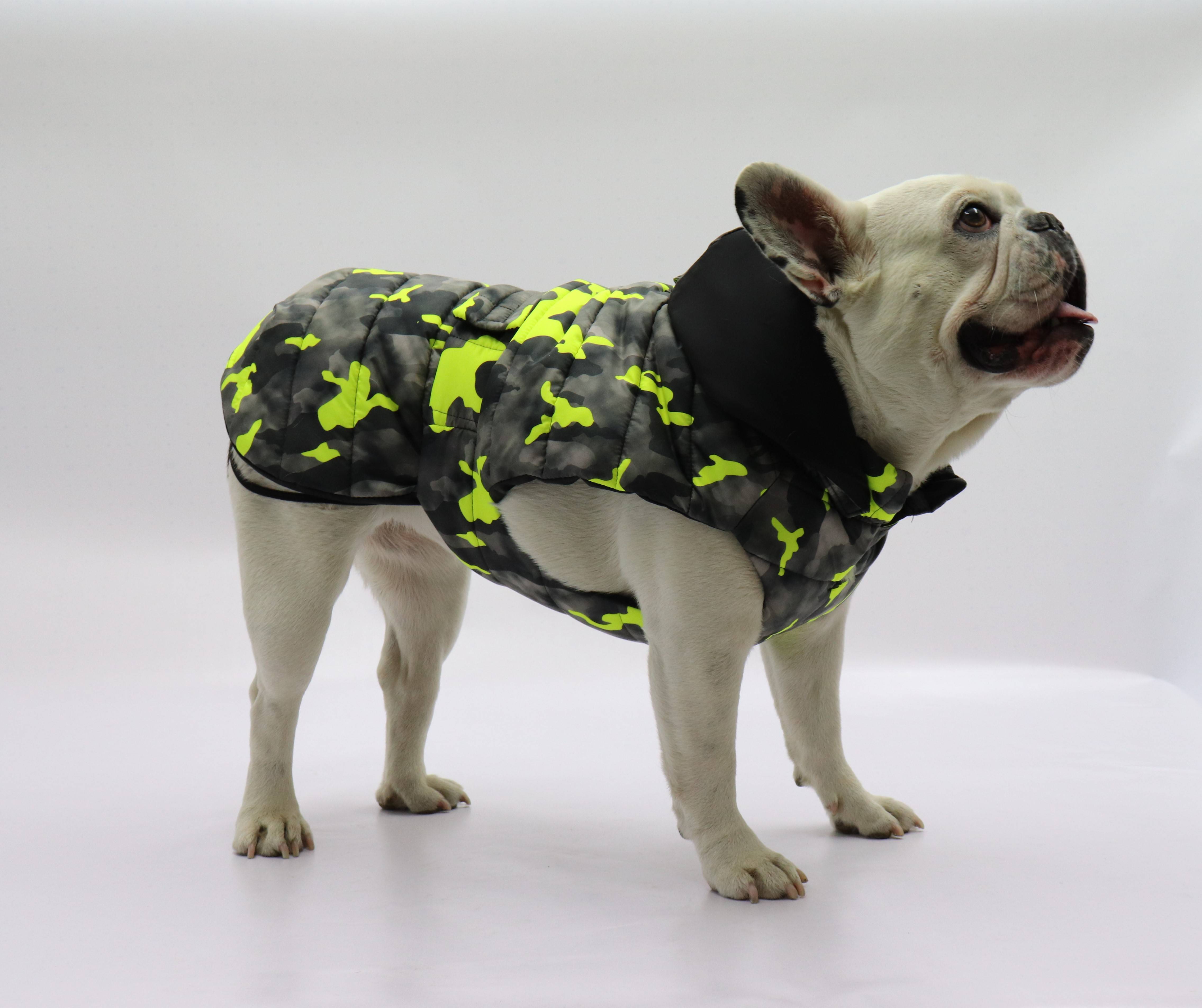 Fashion Dog - Piumino Impermeabile Trapuntato - Per Bulldog Francese/Carlino - Taglia 36