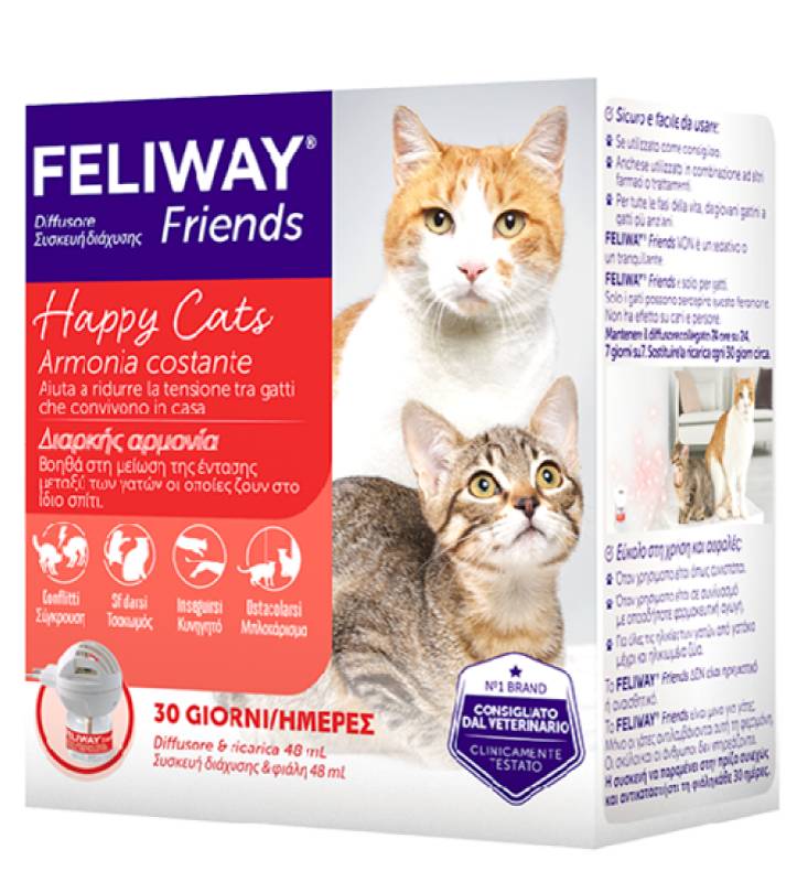 Ceva - Feliway Friends- Diffusore Antistress Gatti