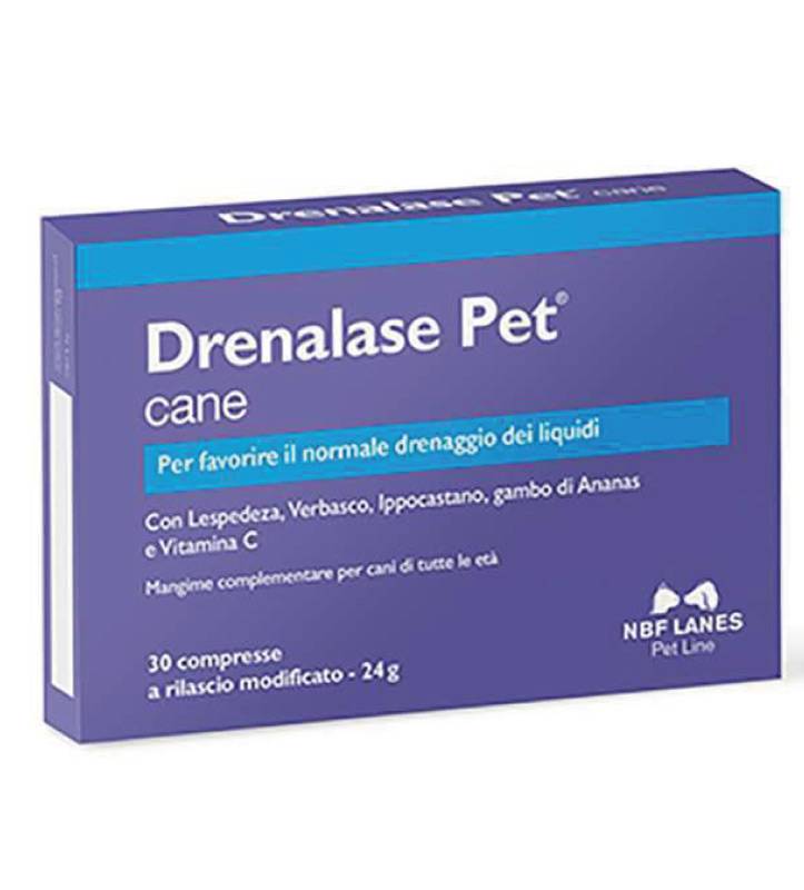 NBF - Drenalase Pet Cane - 30 compresse da 800mg