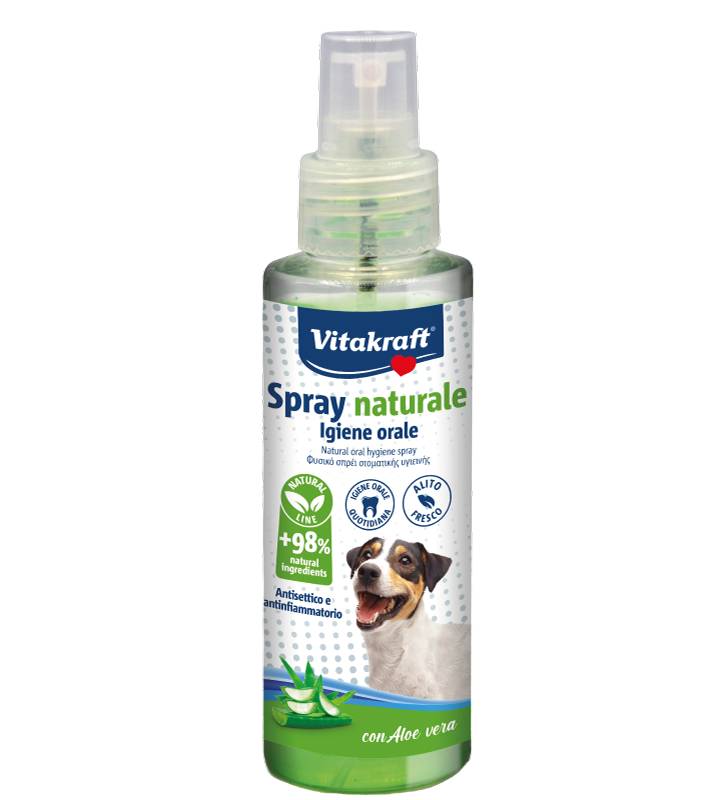 Vitakraft - Spray Naturale Igiene Orale - 100ml