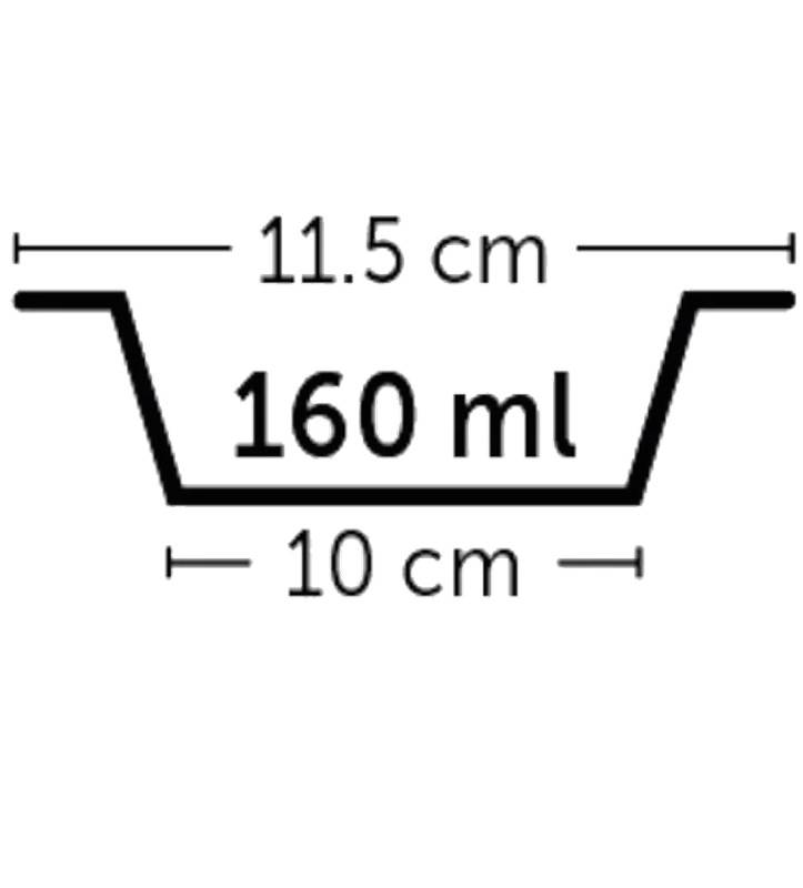 Flamingo - Ciotola per Gatti in Acciaio - Kena Antiscivolo - 160ml