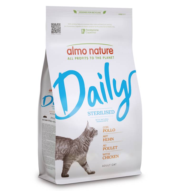Almo Nature - Daily Cat Maintenance - Sterilised - Pollo - 1.2kg