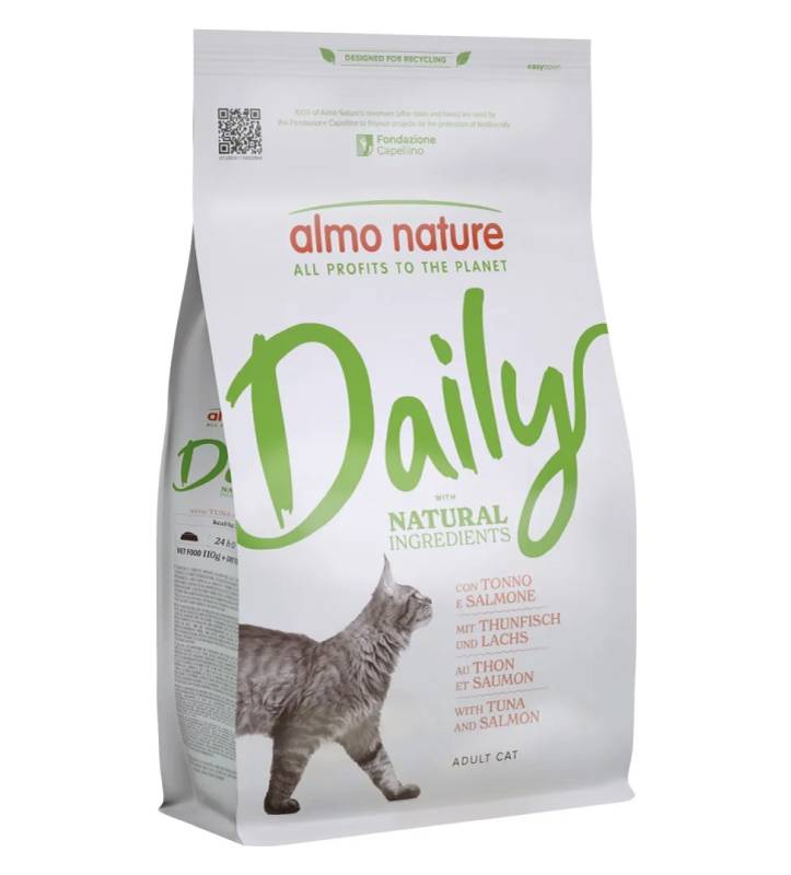 Almo Nature - Daily Cat Maintenance - Adult - Tonno e Salmone - 1.2kg