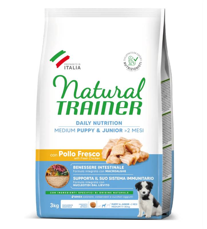 Trainer Natural - Medium - Puppy&Junior - 3 kg