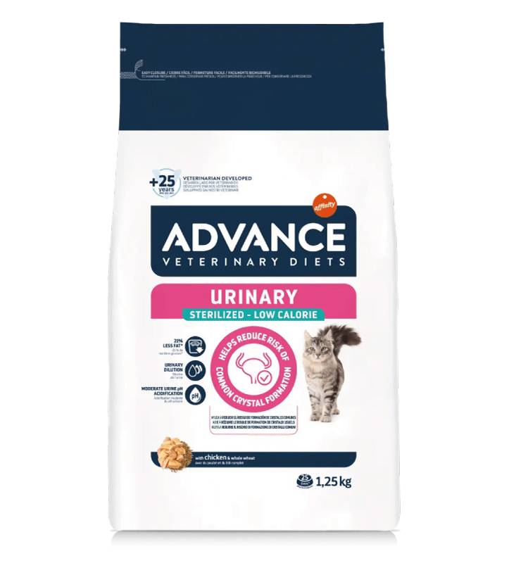 Advance - Veterinary Diets Feline - Urinary Sterilized Low Calorie - 1.25kg