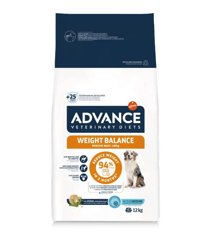 Advance - Veterinary Diets Canine - Medium/Maxi - Weight Balance - 12kg